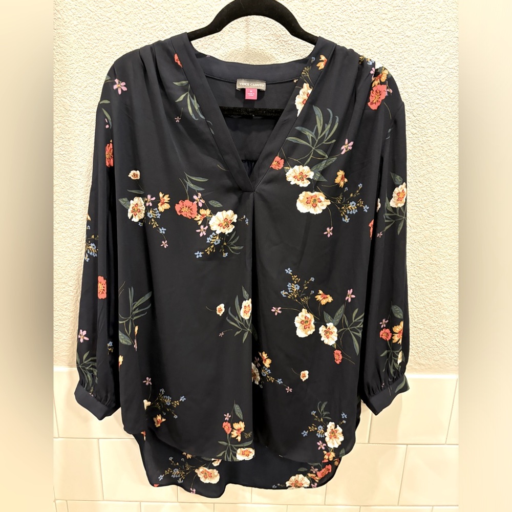 Vince Camuto Floral Blouse
